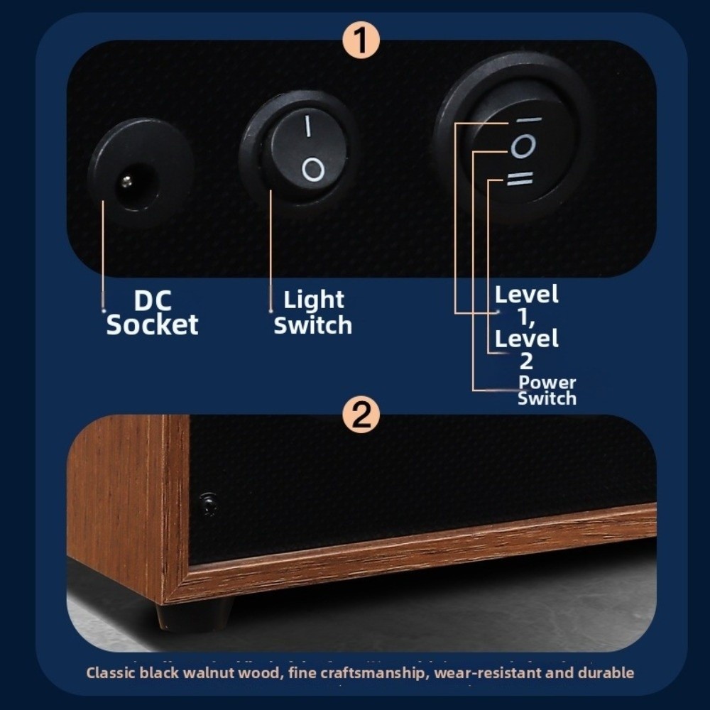 Watch Winder Single - กล่องหมุนนาฬิกาอัตโนมัติแบบ USB พร้อมมอเตอร์เงียบ ตัวเรือนไม้ สำหรับนาฬิกา 1