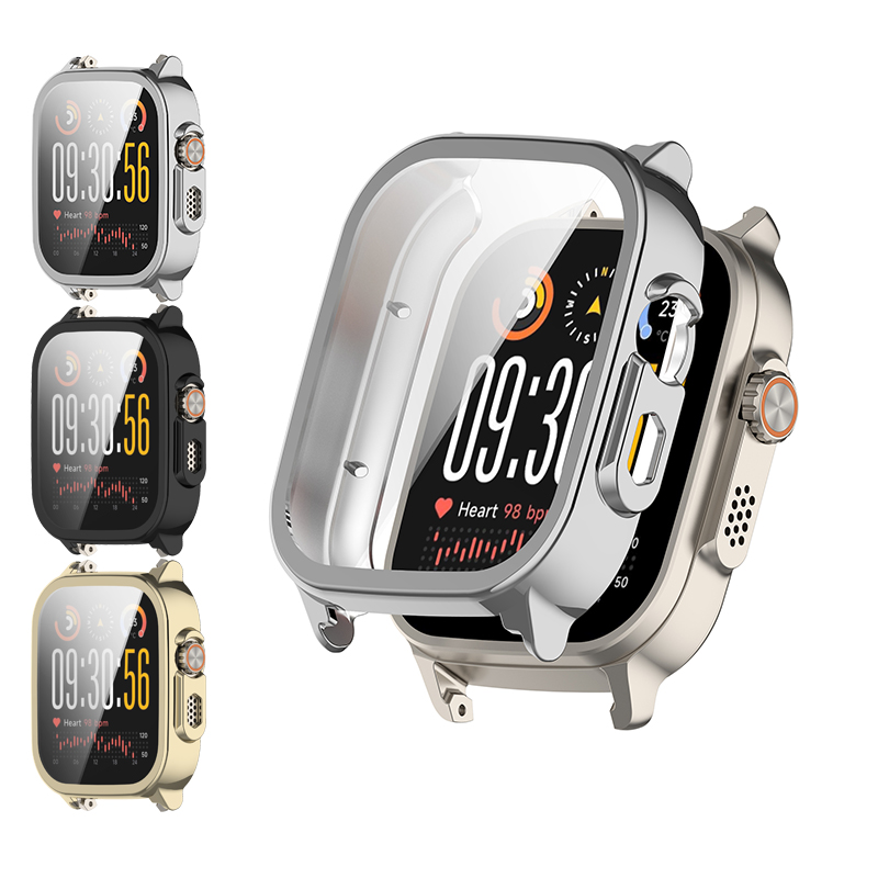 Watch S Realme - เคสป้องกันแบบเต็มรูปแบบสำหรับเรียลมี วอทช์ 5 ตัวป้องกันหน้าจอเคสนิ่ม 2in1