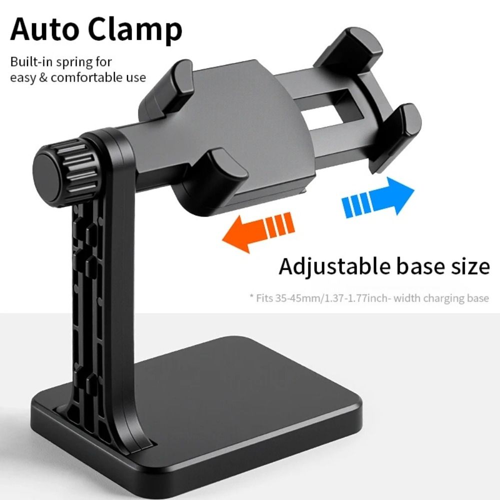 Watch Charging Dock - แท่นชาร์จนาฬิกาพลาสติกที่มั่นคง พร้อมที่เก็บสายชาร์จ สำหรับวางบนโต๊ะ ที่วางนาฬิกาอัจฉริยะพร้อมแผ่นกันลื่น สำหรับใช้ในบ้าน