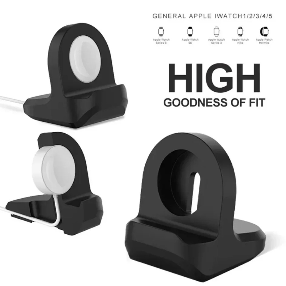 Watch Charging Dock - แท่นชาร์จนาฬิกาตั้งโต๊ะ ซิลิโคน สำหรับสมาร์ทวอทช์ ที่วางกันลื่น ลายการ์ตูนน่ารัก