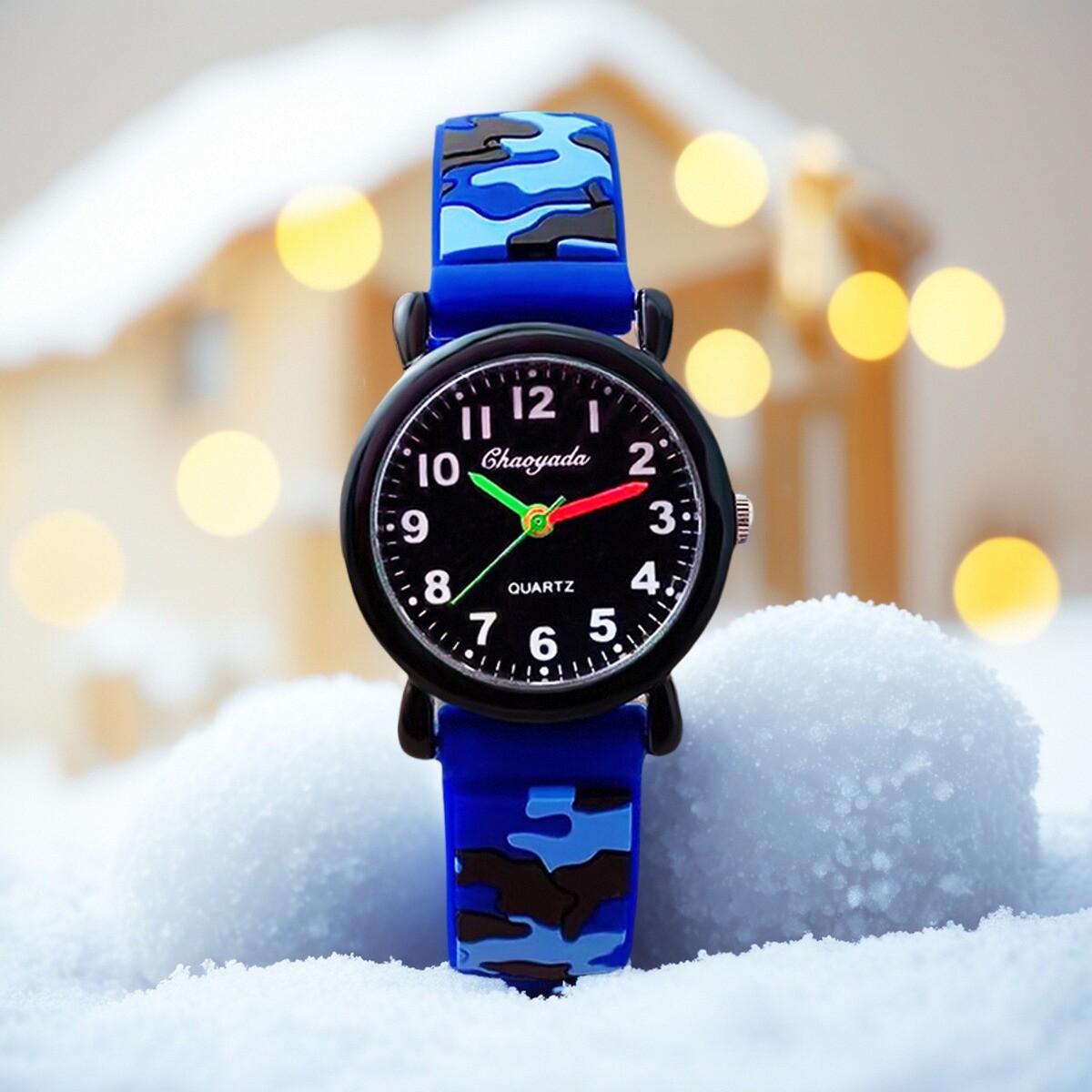 Smartwatch Watches Birthday Gift For Boys - เด็กชายหญิงนาฬิกาข้อมือควอตซ์แบบแอนะล็อกซิลิโคนนักเรียนโรงเรียนนาฬิกาเด็กของขวัญวันเกิด Non-smartwatch