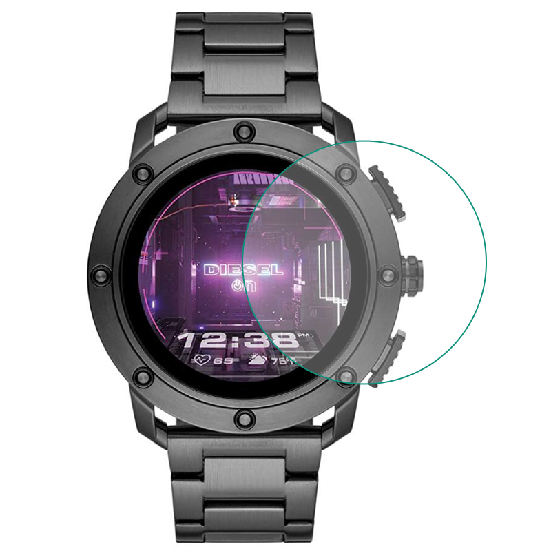 Diesel Watches Smartwatch - Smartwatch กระจกนิรภัยป้องกันฟิล์มสำหรับดีเซล Axial 2019กีฬานาฬิกาหน้าจอ LCD Protector