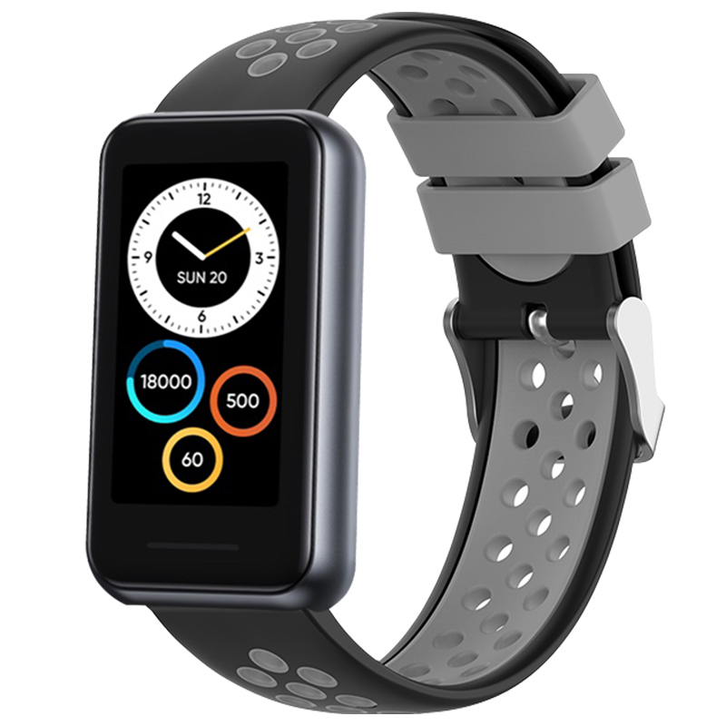Watch S Realme - สายนาฬิกาซิลิโคนแบบสปอร์ต 18 มม. สําหรับสาย Realme Band