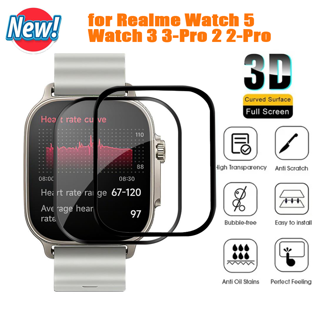 Watch S Realme - ฟิล์มป้องกันสำหรับเรียลมี วอทช์ 5 3 3 โปร