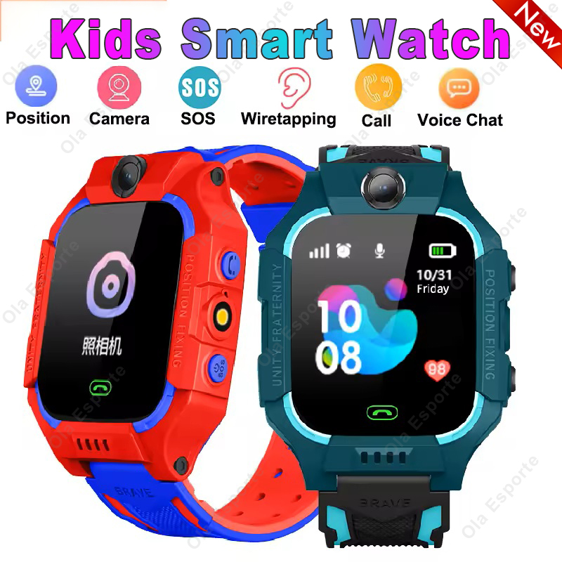 สมาร์ทวอทช์เด็ก 2G ใส่ซิมการ์ด - Smartwatch Watches Birthday Gift For Boys บทวิจารณ์และราคา