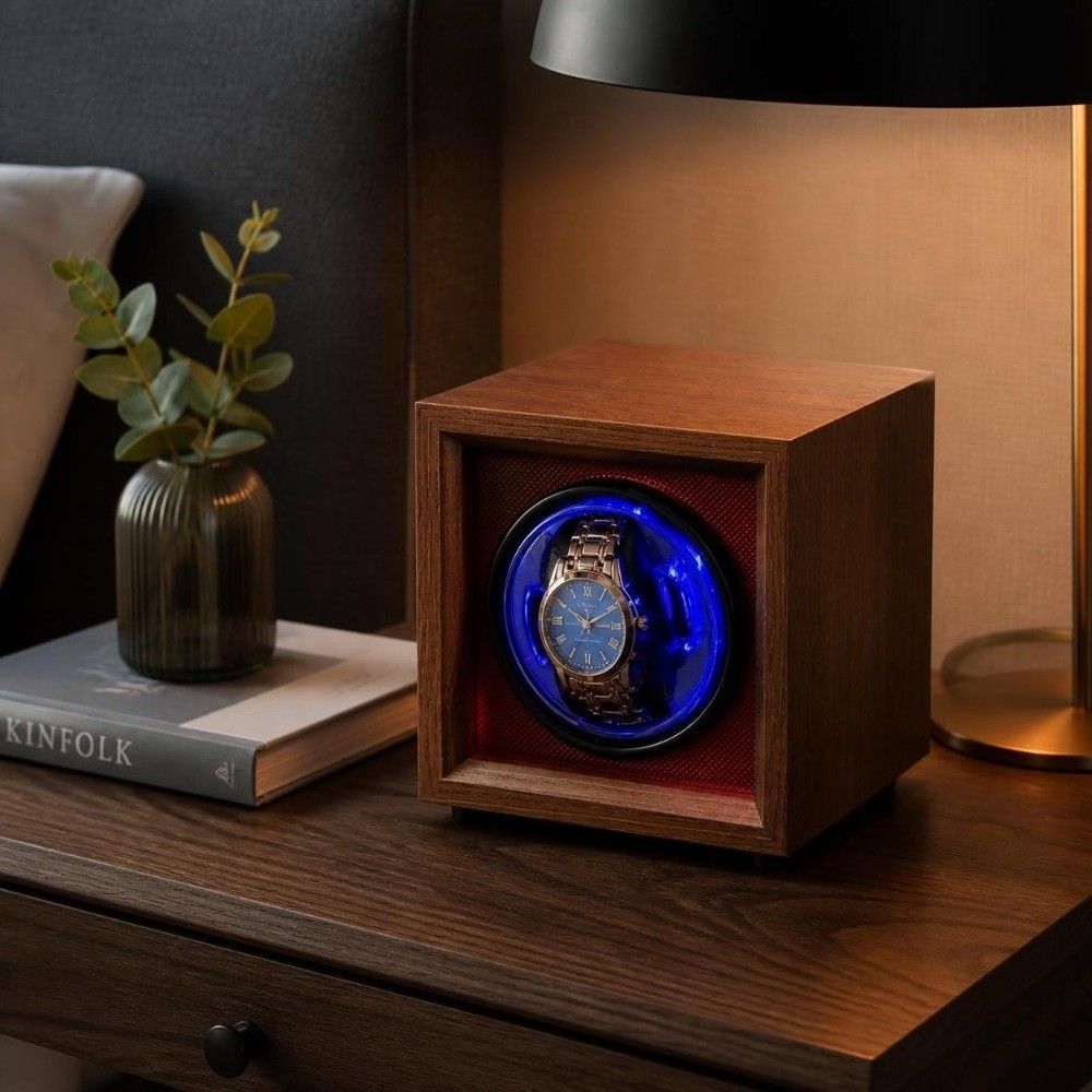 กล่องหมุนนาฬิกาอัตโนมัติแบบ US - Watch Winder Single บทวิจารณ์และราคา