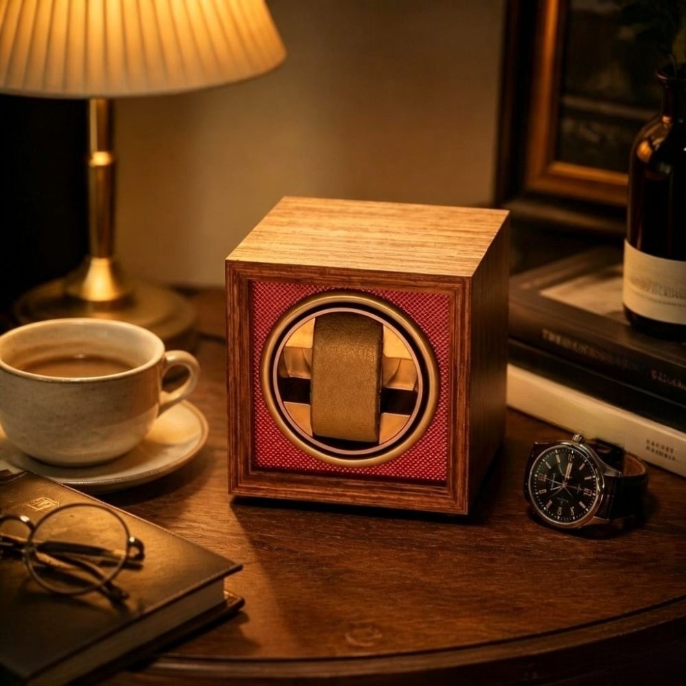กล่องหมุนนาฬิกาอัตโนมัติแบบ US - Watch Winder Single บทวิจารณ์และราคา