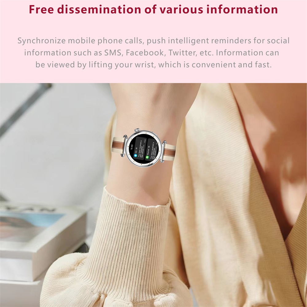 สมาร์ทวอทช์สำหรับผู้หญิง ดีไซน - Smartwatch Ladies Watches For Women บทวิจารณ์และราคา