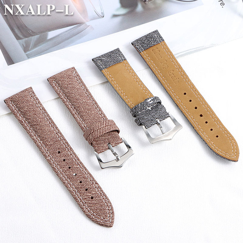 ผ้าใบ DENIM ไนลอน 18 มม.20 มม. - Omega Watches Smartwatch บทวิจารณ์และราคา