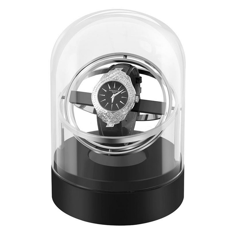 หรูหราอัตโนมัติเดี่ยวไฟฟ้านาฬิ - Watch Winder Single บทวิจารณ์และราคา