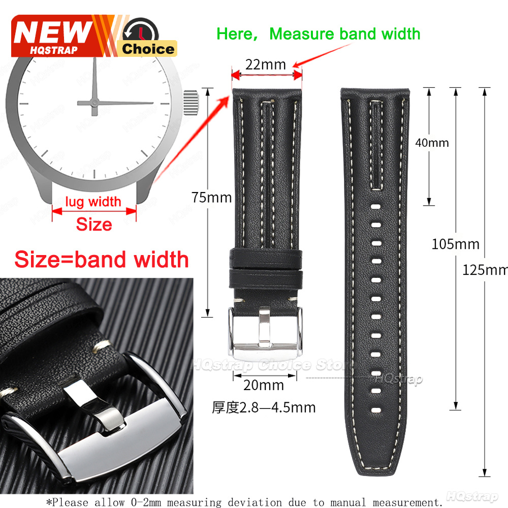 สายนาฬิกาหนังเย็บมือแบบใหม่ ขน - Omega Watches Smartwatch บทวิจารณ์และราคา