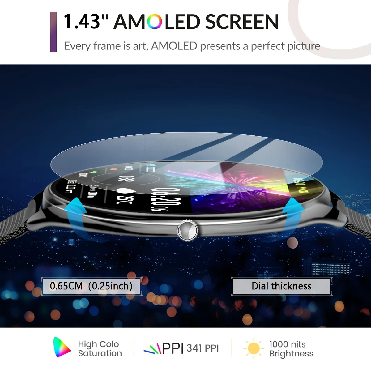 2026 ใหม่นาฬิกาอัจฉริยะบางเฉีย - Watches Ladies Smartwatch บทวิจารณ์และราคา