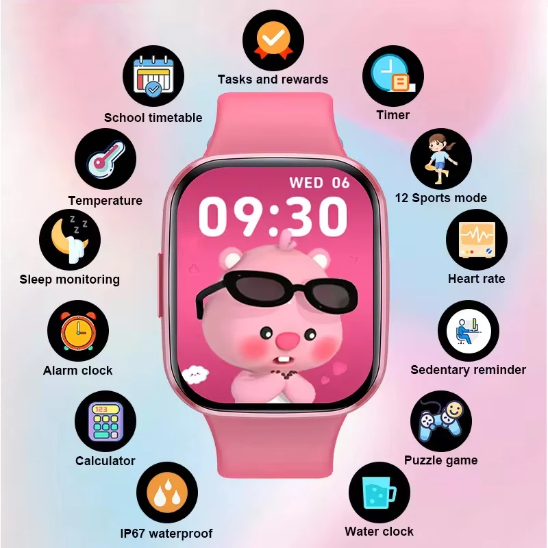 นาฬิกาสมาร์ทนักเรียนเด็กเด็กนา - Smartwatch Watches Birthday Gift For Boys บทวิจารณ์และราคา