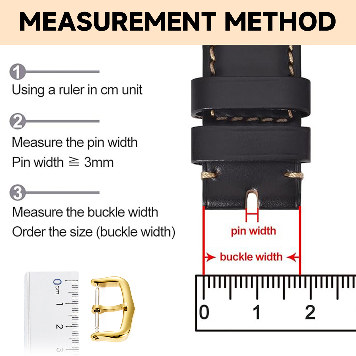 หัวเข็มขัดสแตนเลส 12 มม. 14 มม - Replacement Watch Bracelet บทวิจารณ์และราคา