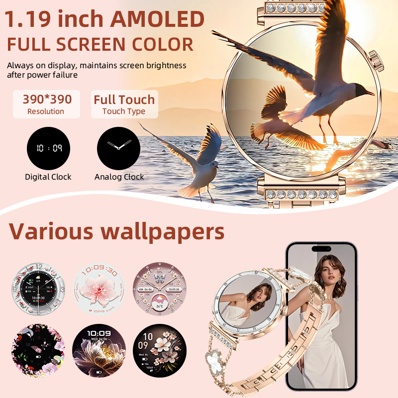LIGE สมาร์ทวอทช์สำหรับผู้หญิงร - Watches Ladies Smartwatch บทวิจารณ์และราคา
