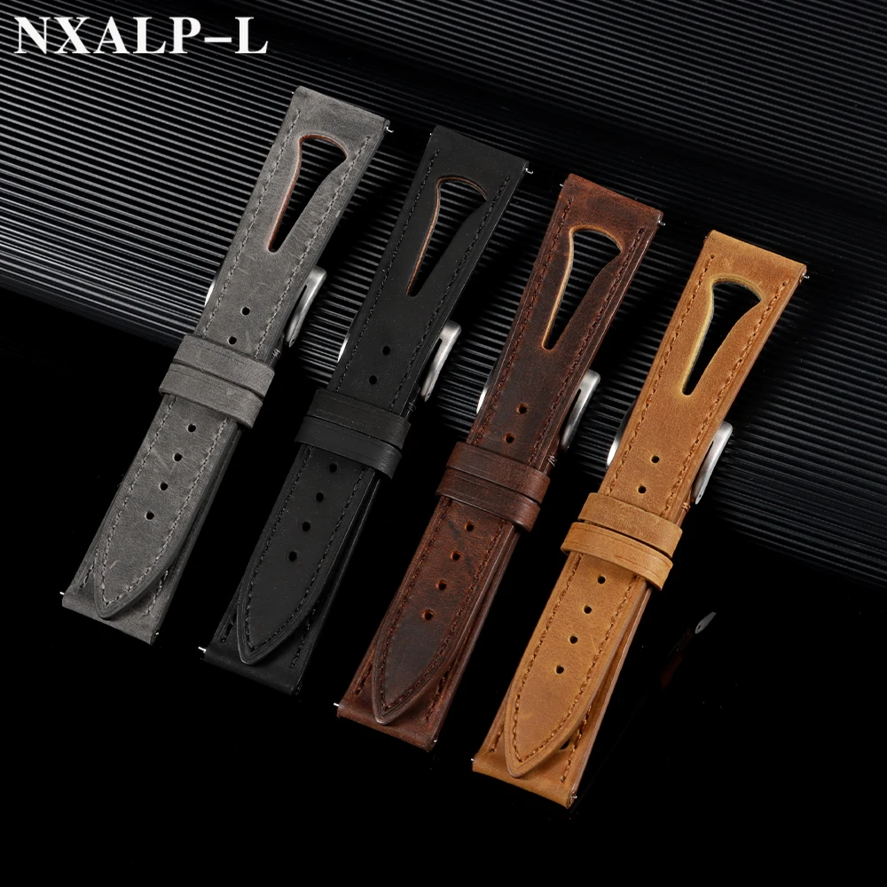 Cowhideนาฬิกา20มม.21มม.22มม.24 - Omega Watches Smartwatch บทวิจารณ์และราคา