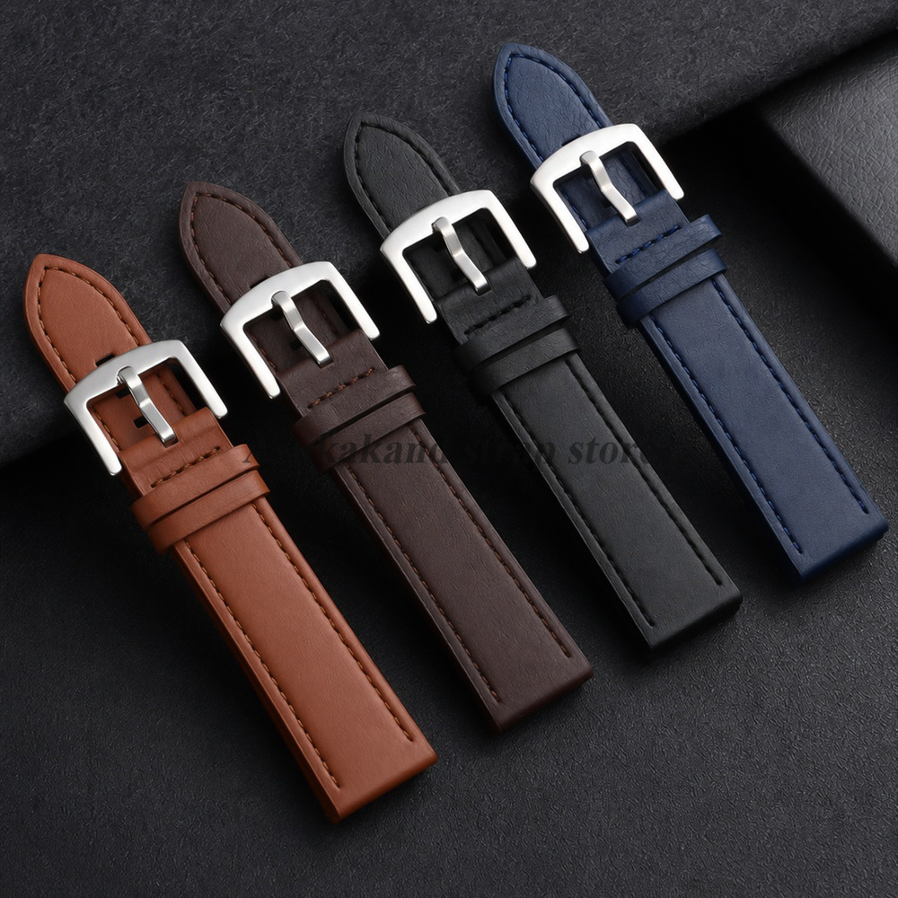 สายนาฬิกาหนังเย็บ สายรัดข้อมือ - Omega Watches Smartwatch บทวิจารณ์และราคา