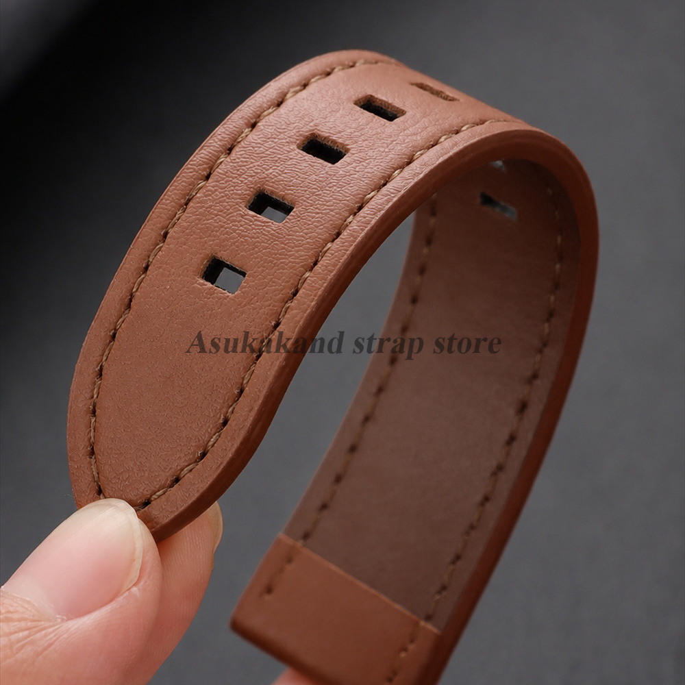 สายนาฬิกาหนังเย็บ สายรัดข้อมือ - Omega Watches Smartwatch บทวิจารณ์และราคา