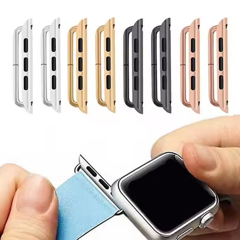 2pcs สแตนเลสสตีลอะแดปเตอร์สําห - Replacement Watch Bracelet บทวิจารณ์และราคา