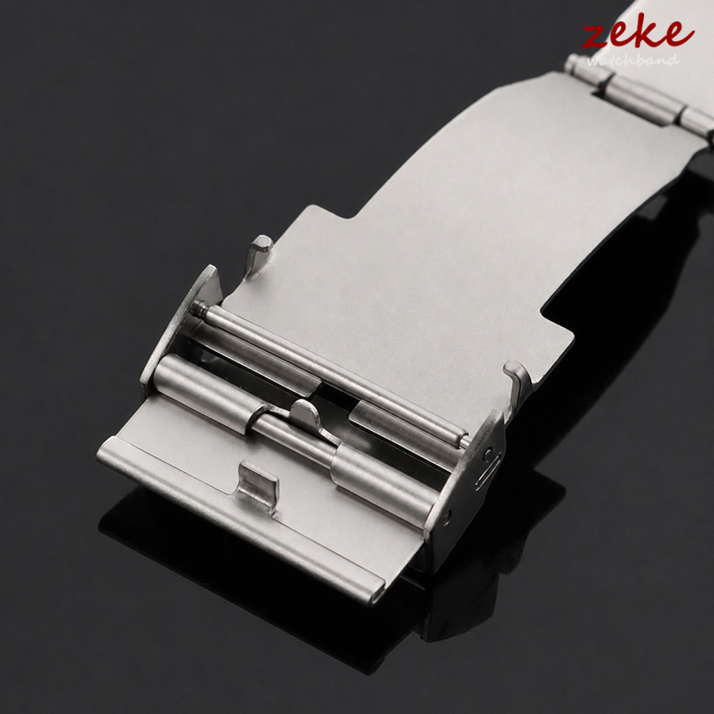 หัวเข็มขัดสายนาฬิกาสแตนเลสสีเง - Replacement Watch Bracelet บทวิจารณ์และราคา