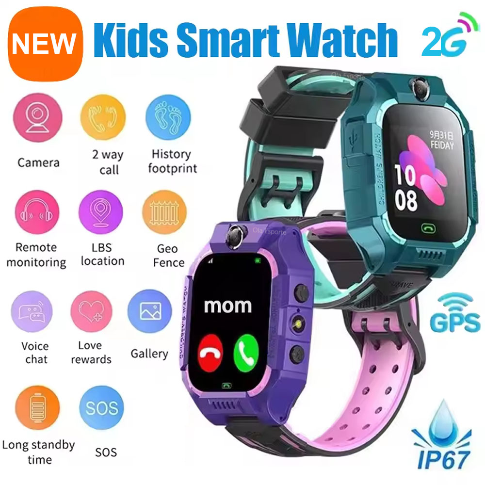 นาฬิกาอัจฉริยะสำหรับเด็ก 2G โท - Smartwatch Watches Birthday Gift For Boys บทวิจารณ์และราคา