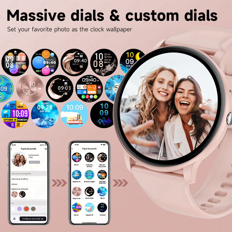 2026 ใหม่สมาร์ทวอทช์ผู้หญิงผู้ - Smartwatch Ladies Watches For Women บทวิจารณ์และราคา