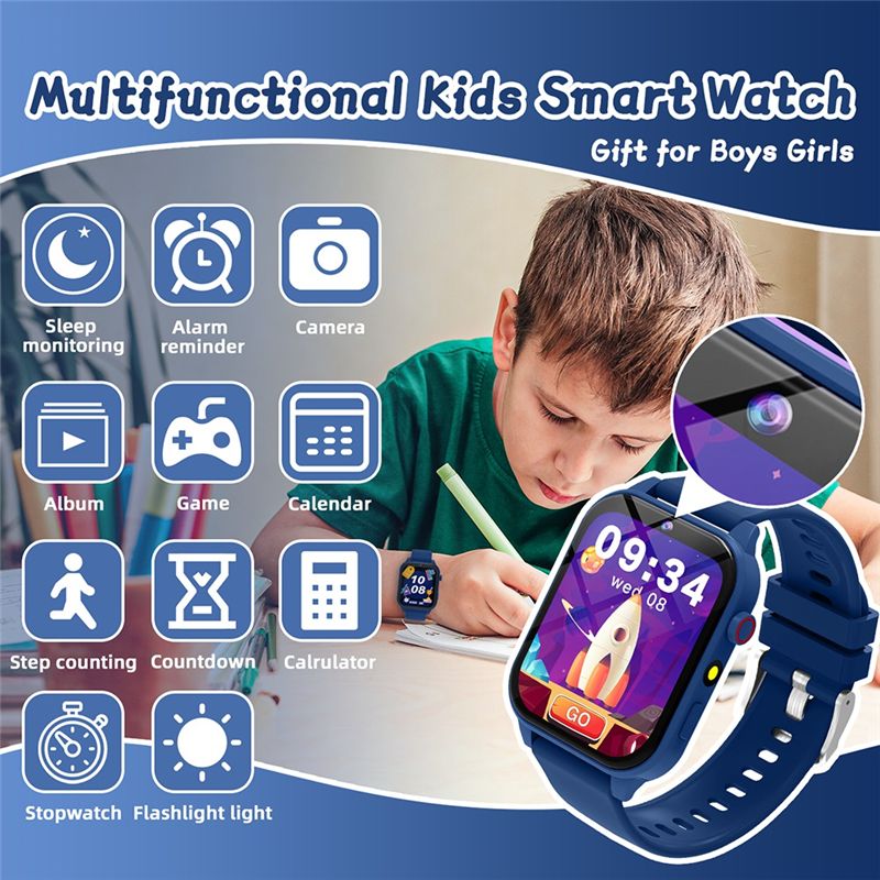 BNVN-นาฬิกาอัจฉริยะสำหรับเด็ก  - Smartwatch Watches Birthday Gift For Boys บทวิจารณ์และราคา