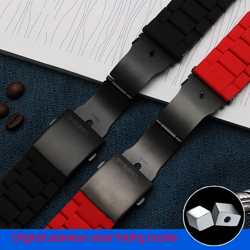ซิลิโคนสแตนเลสสตีลสายนาฬิกาสำห - Diesel Watches Smartwatch บทวิจารณ์และราคา