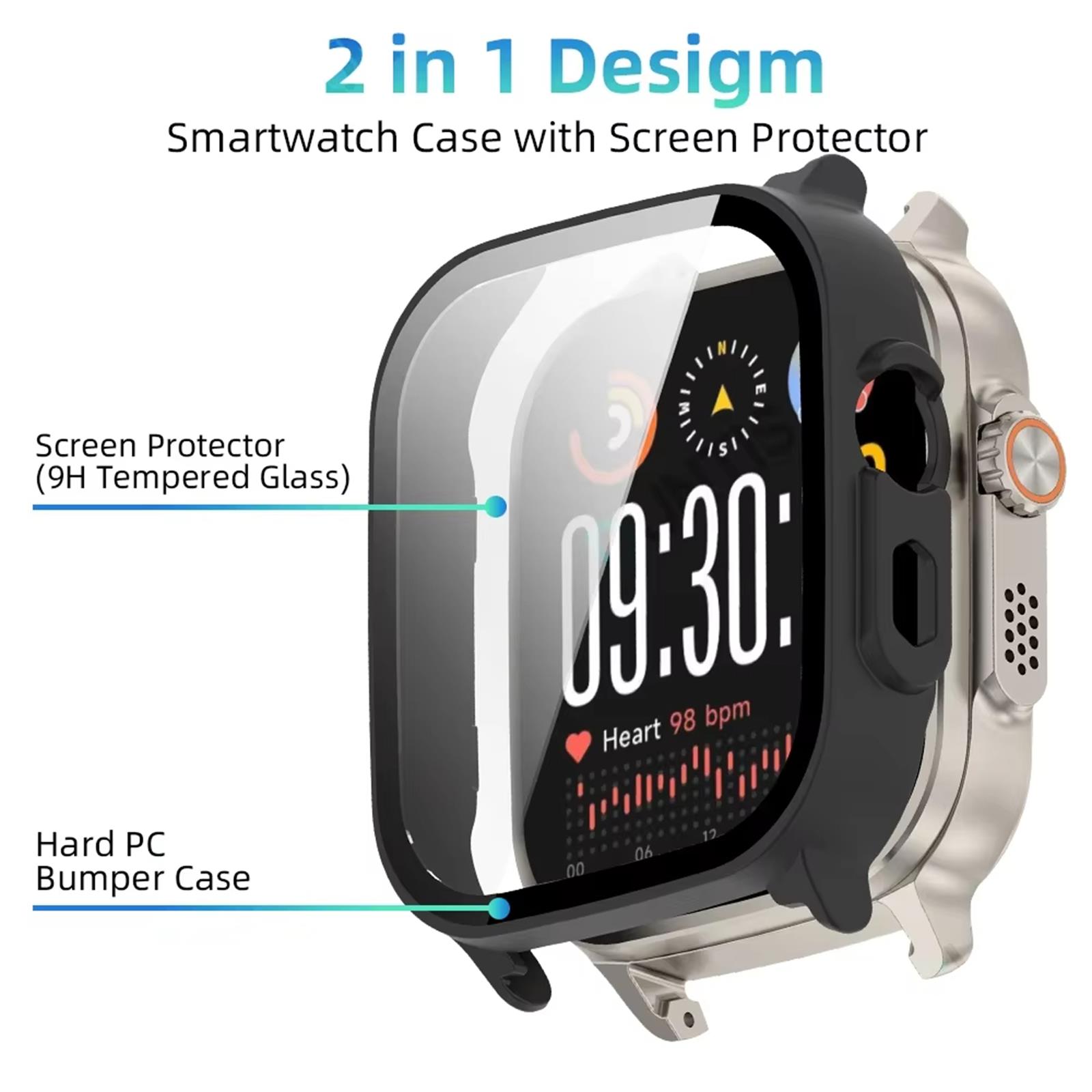 เคสพีซี + กระจกกันรอยสำหรับ Re - Watch S Realme บทวิจารณ์และราคา