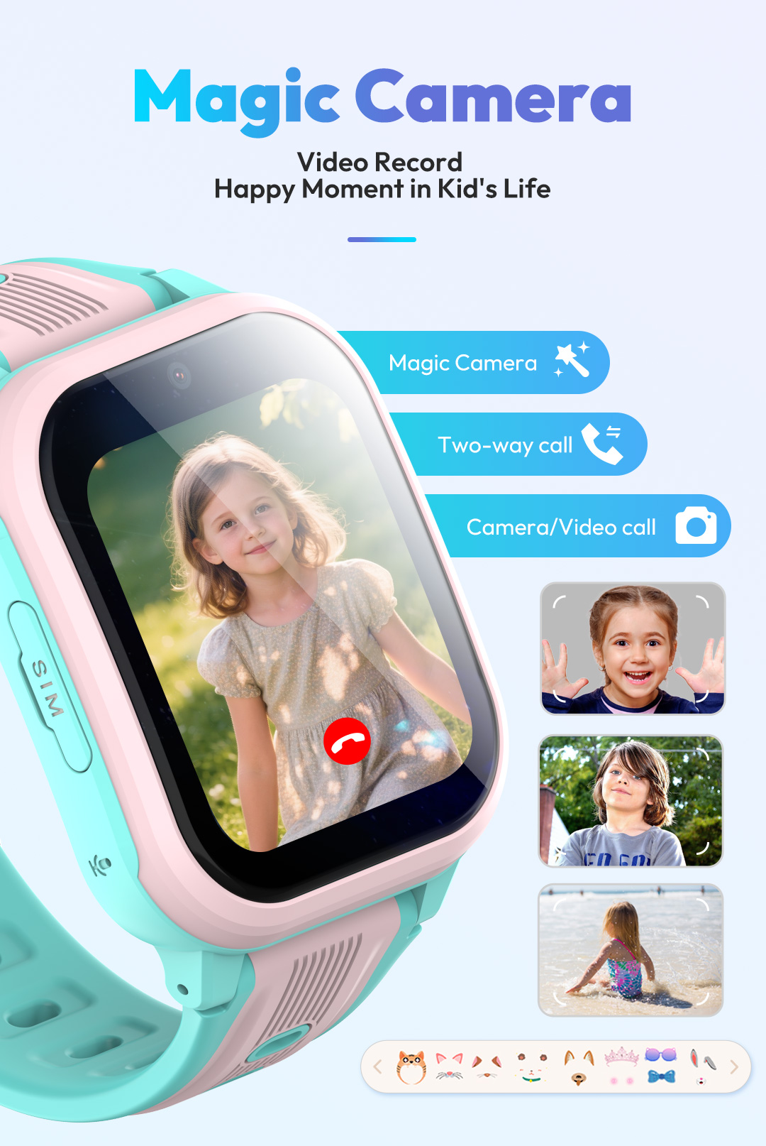 KT41 สมาร์ทวอทช์ - นาฬิกาโทรศั - Smartwatch Watches Gift For Boys On Birthday บทวิจารณ์และราคา