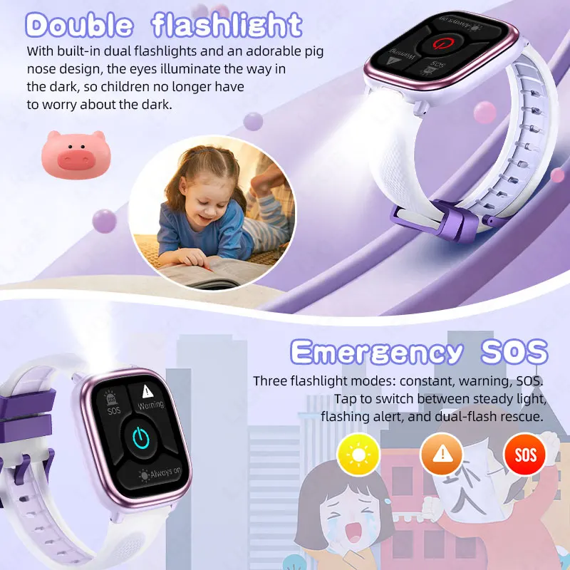 นาฬิกาอัจฉริยะ LIGE สำหรับเด็ก - Smartwatch Watches Birthday Gift For Boys บทวิจารณ์และราคา