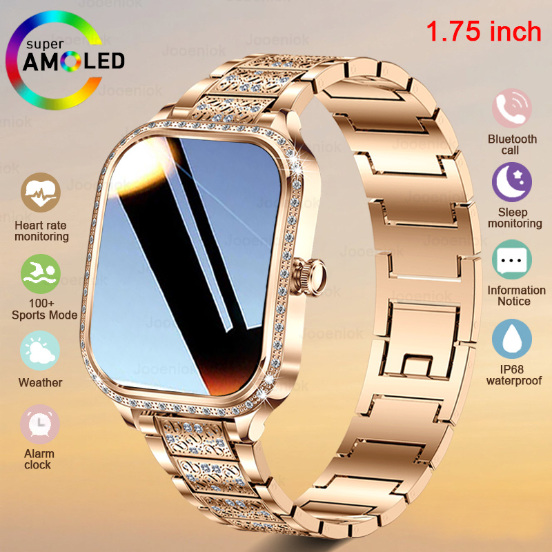 นาฬิกาสมาร์ทวอทช์แฟชั่นใหม่สำห - Watches Ladies Smartwatch บทวิจารณ์และราคา