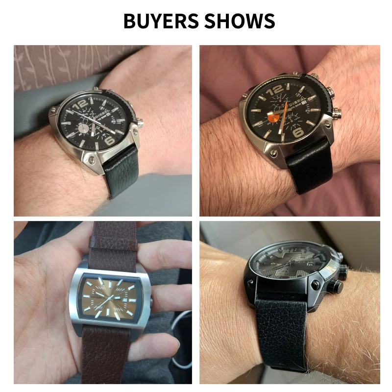 สำหรับดีเซลสายหนังแท้หัวเข็มขน - Diesel Watches Smartwatch บทวิจารณ์และราคา