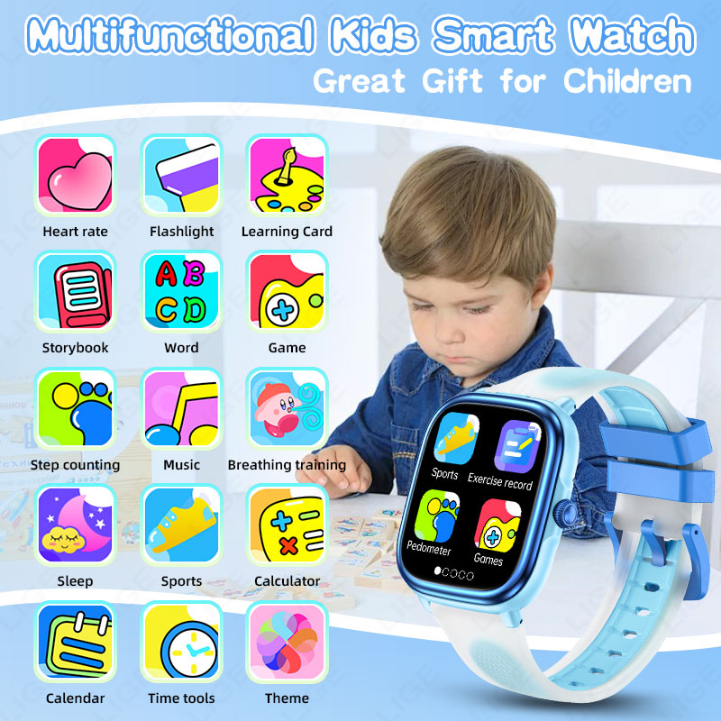 นาฬิกาสมาร์ทวอทช์สำหรับเด็ก  ส - Smartwatch Watches Birthday Gift For Boys บทวิจารณ์และราคา