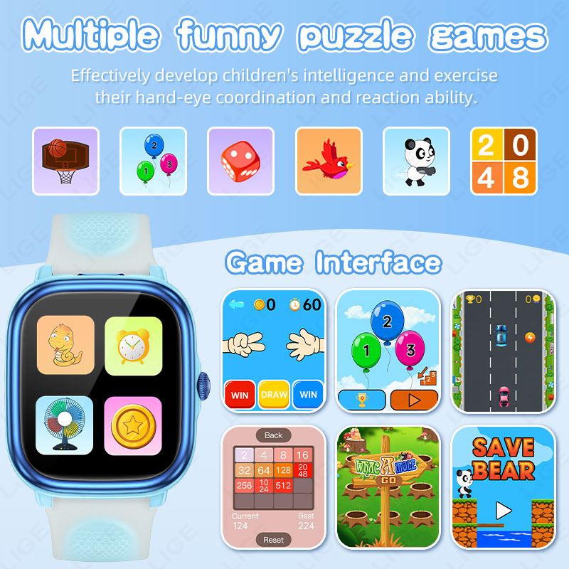 นาฬิกาสมาร์ทวอทช์สำหรับเด็ก  ส - Smartwatch Watches Birthday Gift For Boys บทวิจารณ์และราคา