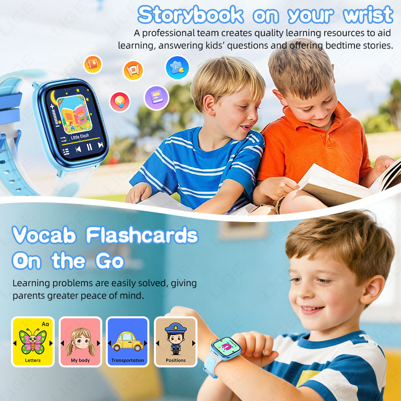 นาฬิกาสมาร์ทวอทช์สำหรับเด็ก  ส - Smartwatch Watches Birthday Gift For Boys บทวิจารณ์และราคา