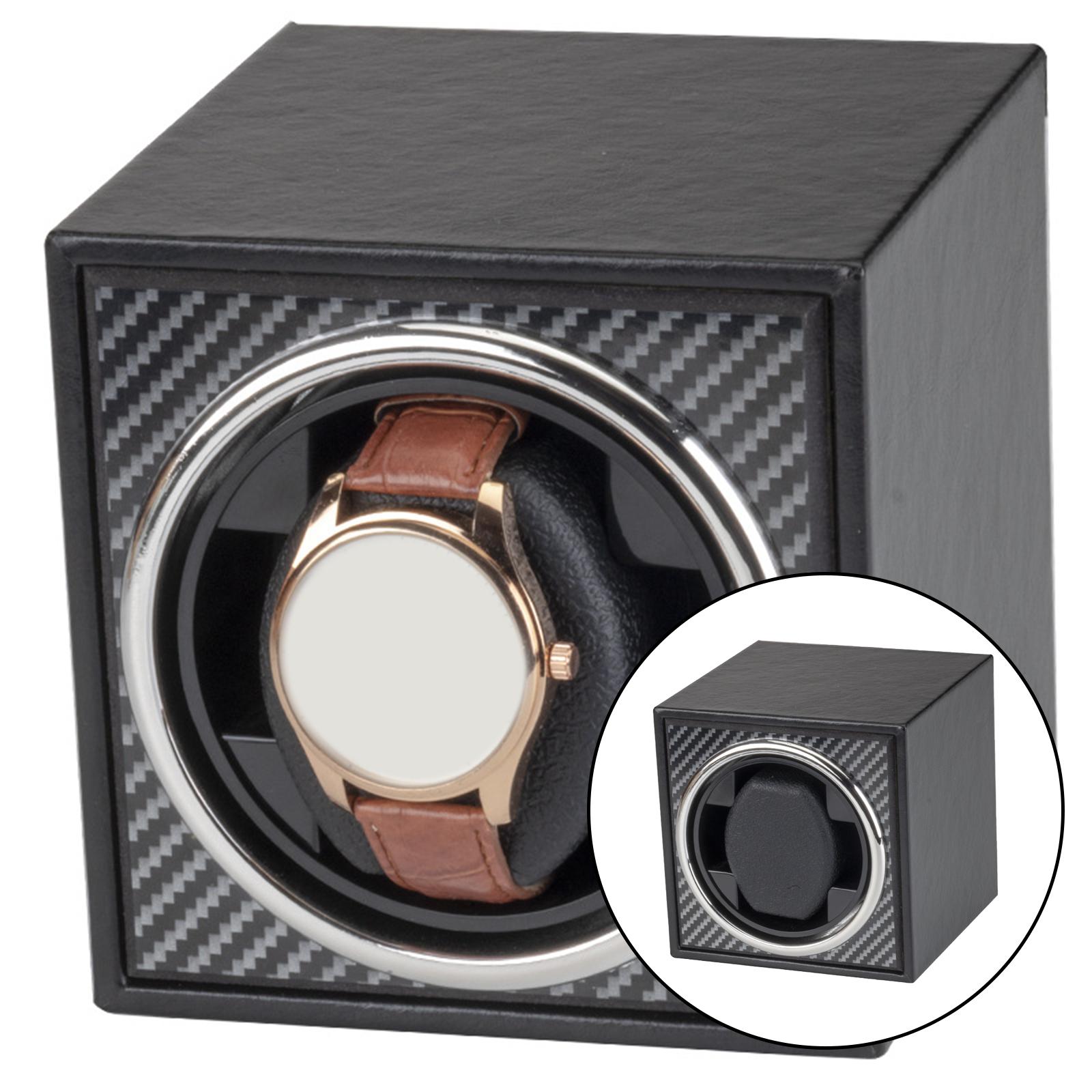 กล่องหมุนนาฬิกาอัตโนมัติแบบกลไ - Watch Winder Single บทวิจารณ์และราคา