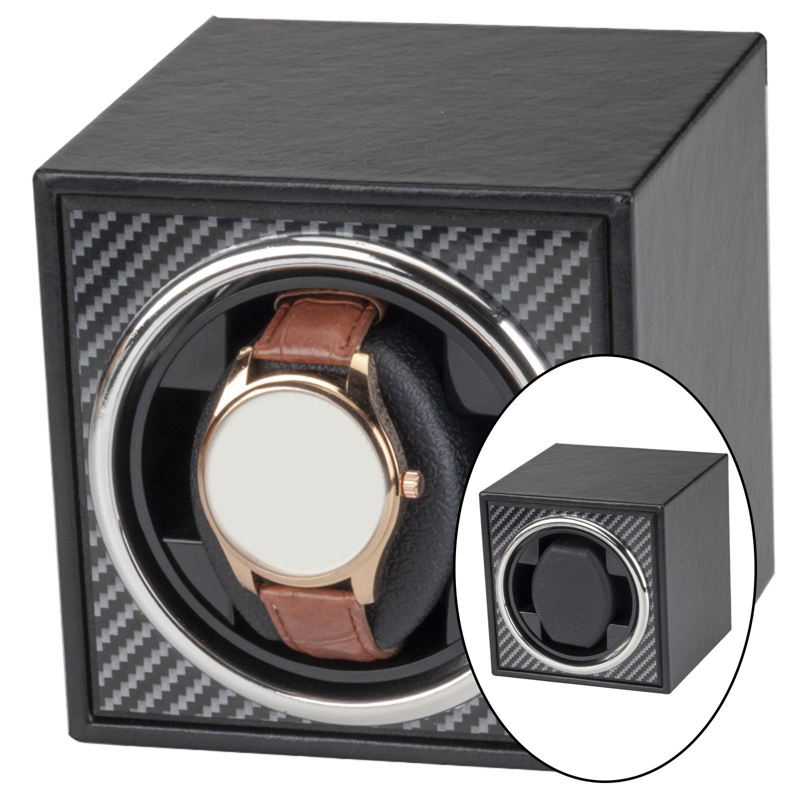 กล่องหมุนนาฬิกาอัตโนมัติแบบกลไ - Watch Winder Single บทวิจารณ์และราคา