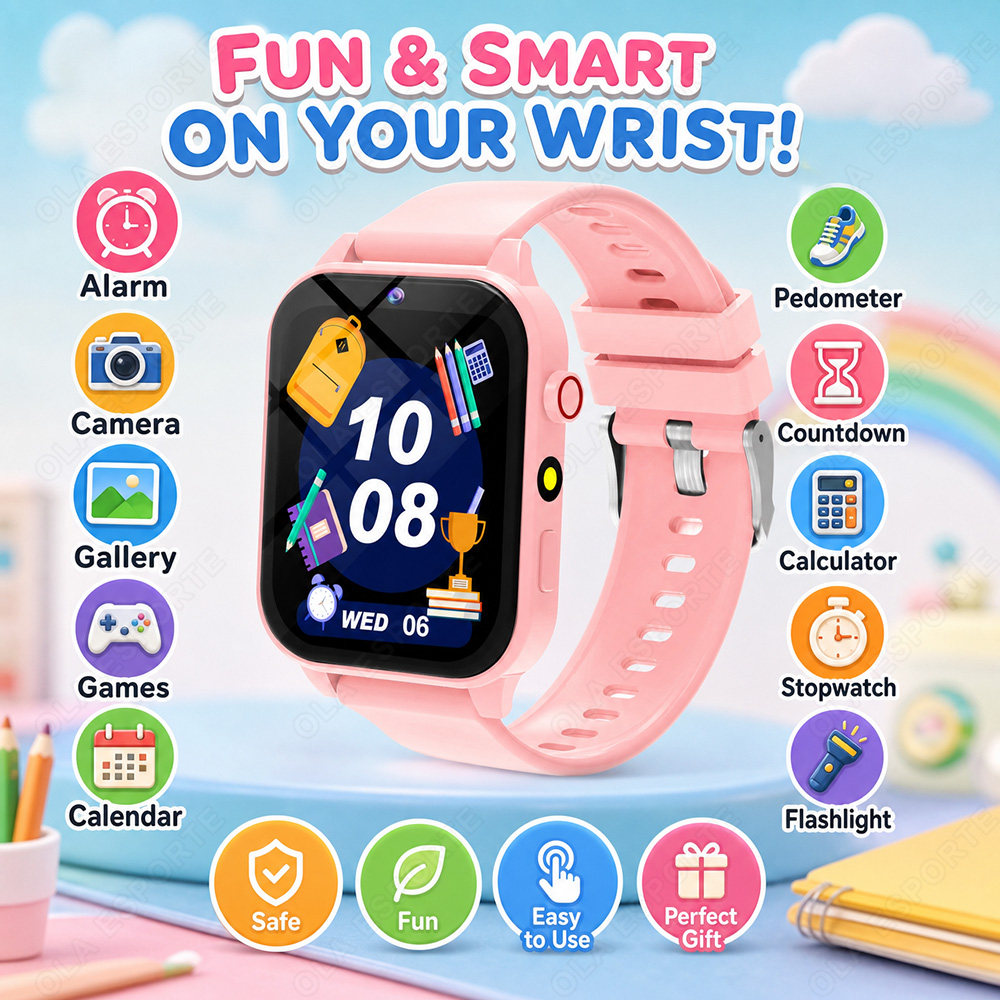 สมาร์ทวอทช์ใหม่สำหรับเด็ก หน้า - Smartwatch Watches Gift For Boys On Birthday บทวิจารณ์และราคา